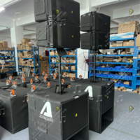 Système de sonorisation Line Array actif A2 - Haut-parleur actif 10 pouces + caisson de basses 18 pouces, amplificateur DSP intégré, 1400W pour les performances live