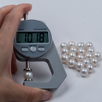 Perles rondes d'eau douce naturelles 10-11 mm, perles Edison, brillance élevée AAAA, perles en vrac de qualité supérieure, vente en gros, fabrication de colliers