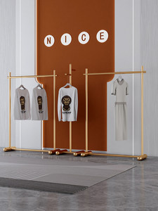 Espositore Verticale per Abbigliamento in Acciaio Inossidabile, Adatto per Negozi di Abbigliamento Femminile, per Scaffali Espositivi - Product Image 3