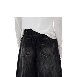 अमेरिकी रेट्रो ट्रेंडी ब्रांड धोया और वृद्ध साइमिटर आकस्मिक जींस - Product Image 5