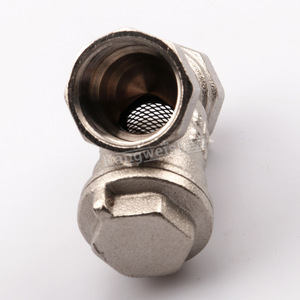 Vanne de plomberie en laiton électroplaqué Kangweishen de type Y DN15 pour eau et eaux usées, conception à passage direct - Product Image 3