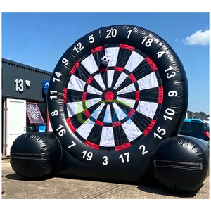Juegos Deportivos Inflables para Exteriores, Juego de Dardos con el Pie Inflable para Actividades de Team Building Corporativas, Juego de Fútbol para Niños y Adultos - Product Image 1