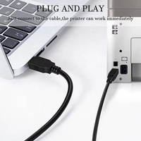 Câble USB 2.0 blindé noir Xput en gros, Type A vers B, pour imprimante et scanner, extra long 5-30M, transfert de données haute stabilité
