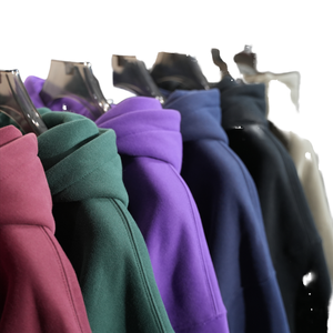 Sudadera con capucha estampada de algodón/poliéster transpirable respetuoso con el medio ambiente con logotipo personalizado para hombre, sudadera gráfica informal de 410GSM para otoño - Product Image 1