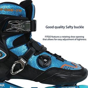 M-ONE-YH 4 roues <span class=keywords><strong>Cougar</strong></span> Clignotant Rouleau Slalom Inline Skate Chaussures Adolescent En Fiber De Carbone CNC En Aluminium Garçons Fille De Patinage Chaussures - Product Image 5