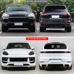 Amélioration de la carrosserie de voiture 2015-2017 : design sportif, pare-chocs avant, phares LED, passages de roues, jupes latérales, garde-boue, hayon, pare-chocs arrière - Product Image 2
