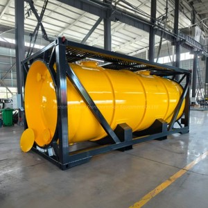 Conteneur-citerne ISO en acier au carbone de 20 pieds (20 m³) pour l'aspiration des eaux usées et le traitement de l'eau – Approvisionnement direct usine - Product Image 2