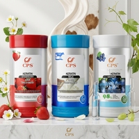 Crème réparatrice et nourrissante pour cheveux secs à l'huile d'argan et à la kératine biologique, pour usage domestique, masque capillaire professionnel pour cheveux abîmés et permanentés