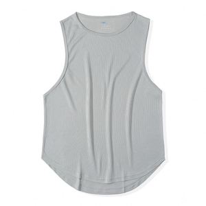 Custom Brand Printed Men Polyester <b>White</b> <b>Tank</b> <b>Top</b> Sleeveless Gym Training Wear for Fitness Club Corporate Promotional Gifts - Product Image 4