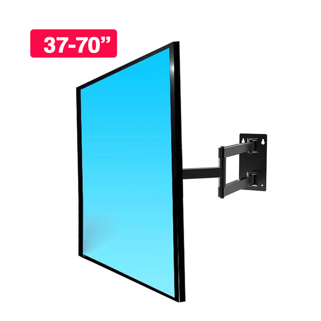 Koford Black/Silver SPCC TV Wall Bracket/Mount/Rack 37-70" Vesa Max 600*400 Tilt Fixed 45KG