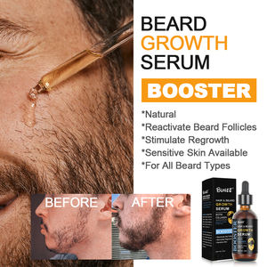 Baardverzorgingsset Groei Serum Conditioner Olie Balsem Borstel Baard Shampoo/Was Kam Schaar Alles In Één - Product Image 6