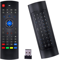 Télécommande sans fil 2,4 G IR MX3 Mini clavier souris aérienne avec fonction d'apprentissage IR Convient pour Smart TV Android TV Box