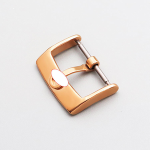 Elegantes Hebillas de Acero Inoxidable Doradas de 14 mm y 18 mm para Correas de Reloj, Compatibles con Correas de Reloj de Nailon - Product Image 5