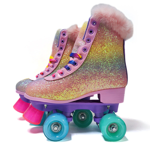 Fabriek Directe Verkoop Winter Rolling Skate Schoenen Verlichting Designer Schaatsen Schoenen Voor Vrouwen Meisjes