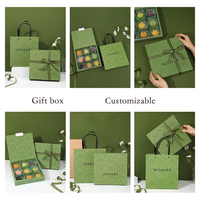 Boîte cadeau en carton blanc à 9 compartiments pour macarons, biscuits, cupcakes, pâtisseries, chocolats, desserts
