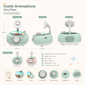 Children's Educational Phonograph Story & <b>Music</b> Player Plastic Toy for 2-4 Year Olds Unisex Guangdong Customized - Product Image 2
