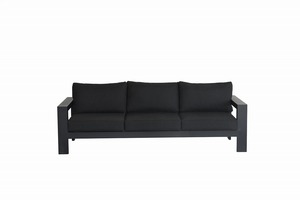 Nikko Modern Luxury Outdoor Garten Sofa Set Patio 6-teiliger schwarzer Sofa Garten - Product Image 3