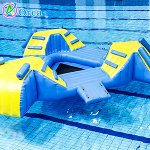 Parcours d'obstacles gonflable en PVC portable et durable pour les sports nautiques, piscine et parc aquatique, île <span class=keywords><strong>de</strong></span> parcours d'obstacles aquatiques - Product Image 3