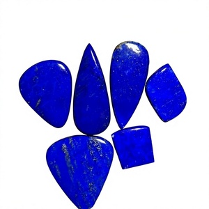 High Polished Quality <b>Lapis</b> <b>Lazuli</b> Natural Stone Oval Cabochons Beads Gemstone DIY Jewellery Making for <b>Ring</b> - Product Image 1