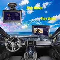 1080P 7 pouces Quad DVR moniteur 4 canaux 720P caméra de recul en métal Kit de conduite multimédias pour camions caméra de recul 1 an