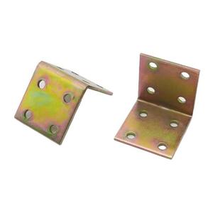 Soporte de Esquina en Forma de L de 90 Grados, Placa de Hierro Angular 3315, Acero Galvanizado, Conector para Muebles - Product Image 3
