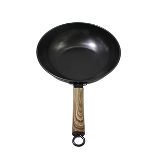 Precio al por mayor Durable Multifunción A prueba <span class=keywords><strong>de</strong></span> fugas Fácil <span class=keywords><strong>de</strong></span> limpiar Gran comercial Acero Inoxidable Antiadherente Wok Pan - Product Image 4