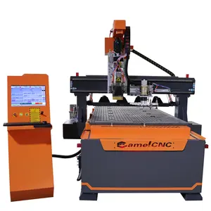 ATC 1325 CNC Router Machine Cabinet Door CNC Router Machine For Woodworking Furniture With Disc Round Tools changer