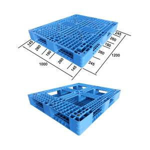Palette Euro robuste <span class=keywords><strong>à</strong></span> face unique <span class=keywords><strong>à</strong></span> 4 voies pour le stockage et la logistique de l'industrie des entrepôts Palette en plastique <span class=keywords><strong>à</strong></span> <span class=keywords><strong>vendre</strong></span> - Product Image 1