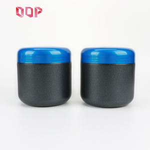 500ml 800ml 1000ml Black HDPE Storage Container <b>Bottle</b> with Blue Cap for Supplement Milk Powder Cosmetic Cream Factory Direct - Product Image 6