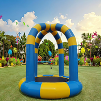 Castillo Inflable Comercial de PVC de Alta Resistencia con Pared de Escalada y Soplador de Aire para Niños, Jardín Trasero, Fiestas y Parques Infantiles al Aire Libre