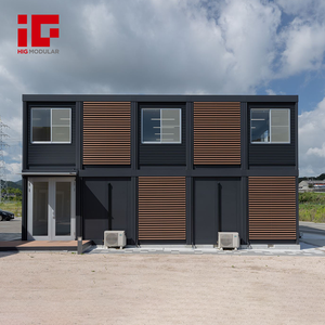 Luxueuse maison moderne appartements modulaires pliables avec jardin petites maisons préfabriquées avec bureau maisons conteneur préfabriquées pour hôtel - Product Image 1