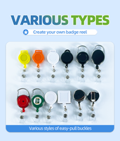 Porte-cartes d'identité personnalisés, étanches, refermables avec fermeture éclair, en PVC souple, pochette pour badge, porte-carte d'identité