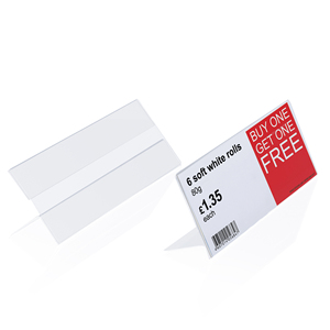 Support de présentation promotionnel transparent personnalisé en acrylique et PVC pour supermarché, conception gratuite - Product Image 1