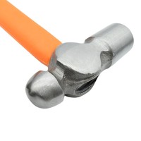 Marteau à tête sphérique de qualité industrielle, taille personnalisée, en acier forgé, manche en bois, poignée droite, multifonctionnel, pour le bricolage