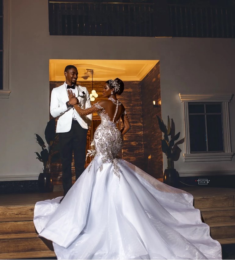 Wholesale High Quality Mermaid Wedding Dresses Crystal Mermaid Wedding Dress Long Train Mermaid Wedding Dress Wholesale High Quality Mermaid Wedding Dresses Crystal Mermaid Wedding Dress Long Train Mermaid Wedding Dress