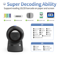 Lecteur de code QR de paiement mobile WeChat Xincode, scanner de code-barres 1D 2D de paiement Alipay, USB, système de point de vente (POS) de bureau