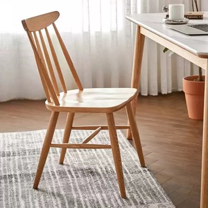 Sedia <span class=keywords><strong>in</strong></span> <span class=keywords><strong>Legno</strong></span> <span class=keywords><strong>Massello</strong></span> Personalizzata Stile Scandinavo per Ufficio, Sala da Pranzo, Ristorante e Salotto, Senza Braccioli - Product Image 1