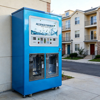 Distributeurs d'eau à double monnayeur YISO avec système de traitement de l'eau par osmose inverse (RO) et UV, prévention de la rouille, pour l'extérieur