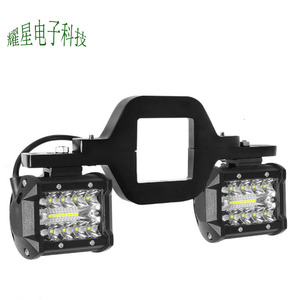 Soporte de montaje para luz de trabajo LED para parachoques delantero de vehículo utilitario Polaris, kit combinado de material de acero - Product Image 1