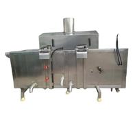 Automatische productielijn voor aardappelchips/friet/gedroogde bananen met friteuse, voedselsterilisator en mixer, capaciteit 200 kg