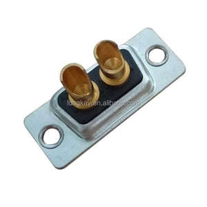 ขั้วต่อ D-SUB 2V2 แบบตัวผู้ กำลังสูง ขาเสียบทองตรง รองรับกระแสสูง แบบเชื่อมต่อแบบ Solder Cup ชนิดปลั๊ก 2V2 ขั้วต่อ DB - Product Image 3