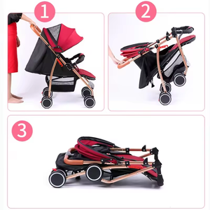 Chất lượng cao Twin bé đi xe đẩy với gấp khung thép không gỉ hip ghế trẻ mới biết đi-thân thiện với thiết kế - Product Image 6