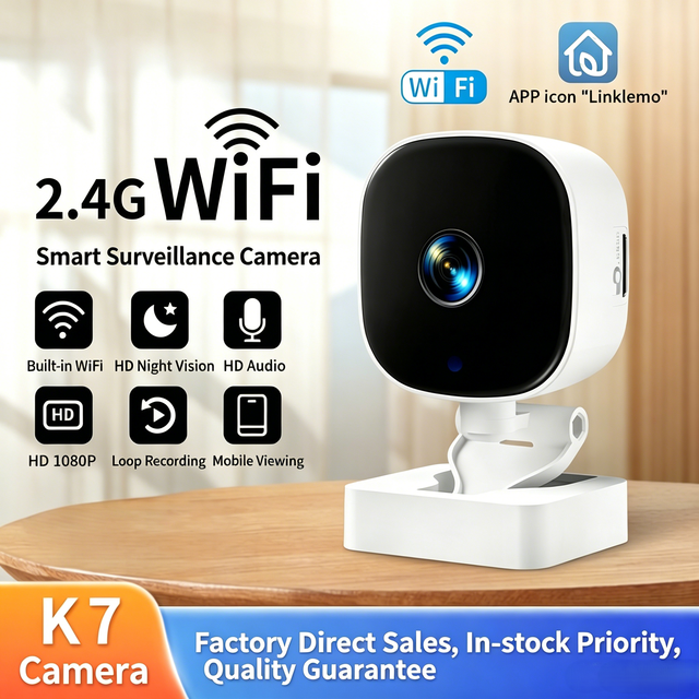 HD Video Security Camera Outdoor WiFi IP Network Camera 1080P Night Vision Two-Way Audio APP Remote Monitoring