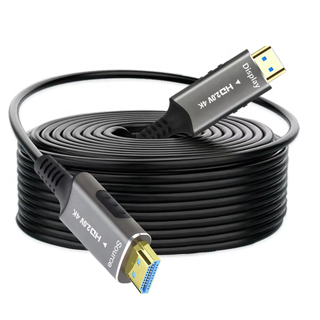 HDTV Fiber Optic Cable for TV Computer Monitor Projection 4K60Hz 2.0 HD Engineering Grade Version for E-Sports for Consumers