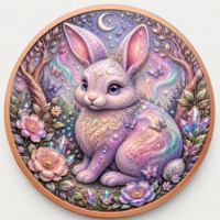 Pièce de monnaie en cuivre pur 999 de 1 oz, colorée, en relief, personnalisable, électroplaquée UV, série Animaux Mignons, édition de collection, cadeau