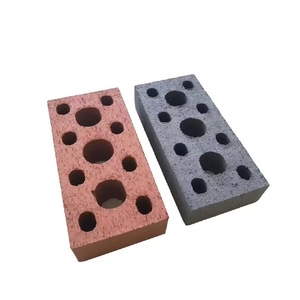 Gạch khối đất nung cho cảnh quan & trang trí tường rỗng gạch đỏ với hoa văn xốp cho tường rèm - Product Image 2