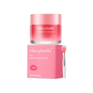 Private Label Lip Sleeping Mask 20g Lip Balm Container Fruit Flavor Moisturize Lip Mask Overnight