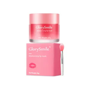 <span class=keywords><strong>Masque</strong></span> de Nuit Lèvres Marque Blanche 20g, Baume Lèvres en Pot, Saveur Fruitée, <span class=keywords><strong>Hydratant</strong></span>, Pour la Nuit - Product Image 1