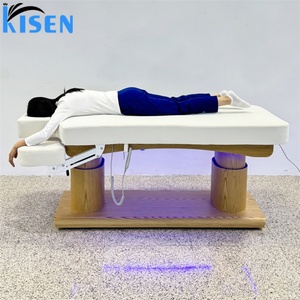 KISEN Professional Head Spa Equipment <b>Electric</b> Massage <b>Table</b> Tattoo Bed 4 Motor Salon Facial Bed Spa Beauty Bed <b>Table</b> De Massage - Product Image 5