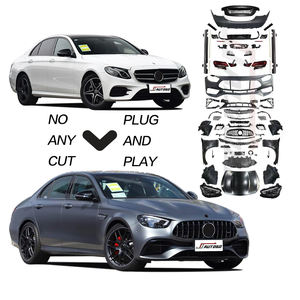 Kit de carrosserie de rénovation d'usine pour Benz W213 16-20 <span class=keywords><strong>E200</strong></span> E260 E300 E320 E400 4MATIC mise à niveau vers 2021 2022 2023 2024 E63s AMG large - Product Image 1